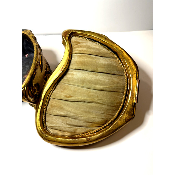 Antique Benedict 923 Trinket Box Jewelry Art Noveau Gilt Bronze Casket *Defect - Picture 11 of 13
